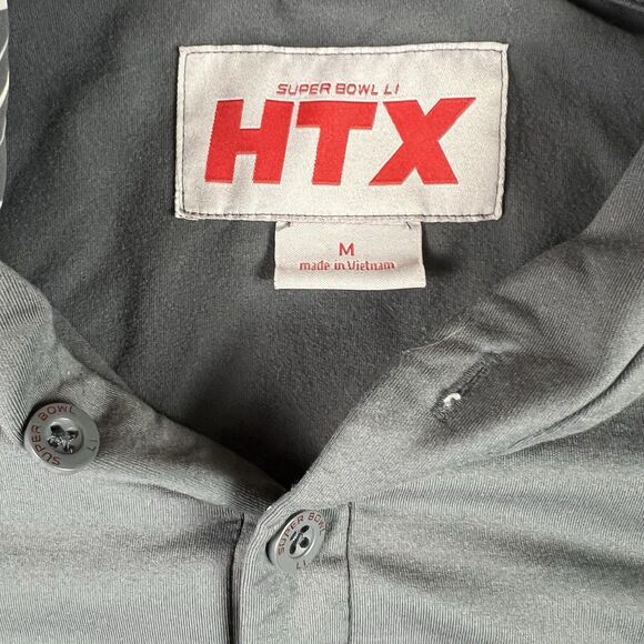 Super Bowl LI Hooded Long Sleeve Shirt Size M - Picture 3 of 9